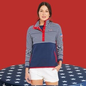 VINEYARD VINES 100% COTTON AMERICANA SNAP-PLACKET SHEP SHIRT POPOVER SZ SMALL